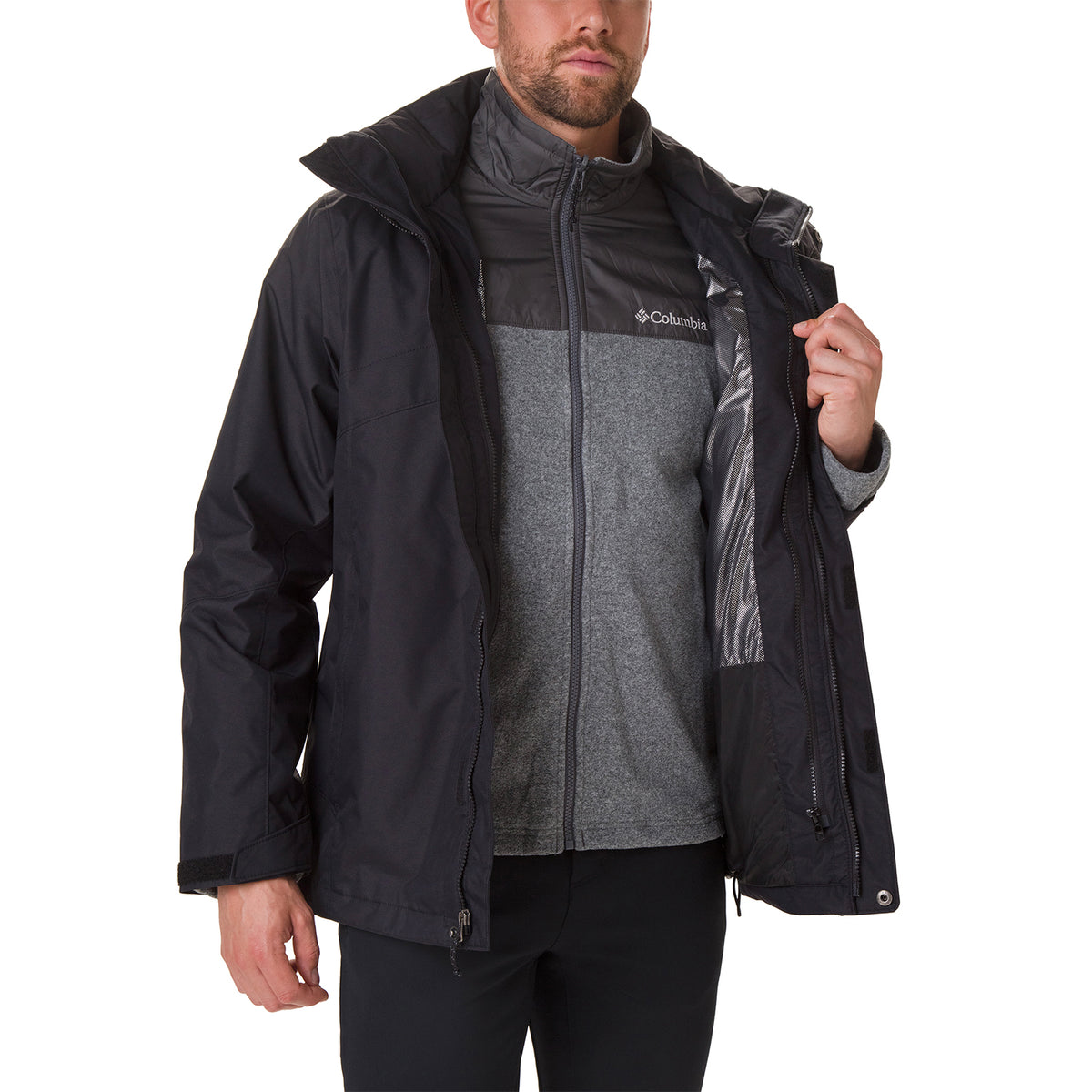 Chaqueta Para Senderismo Bugaboo Ii Fleece Jk Para Hombre Negra