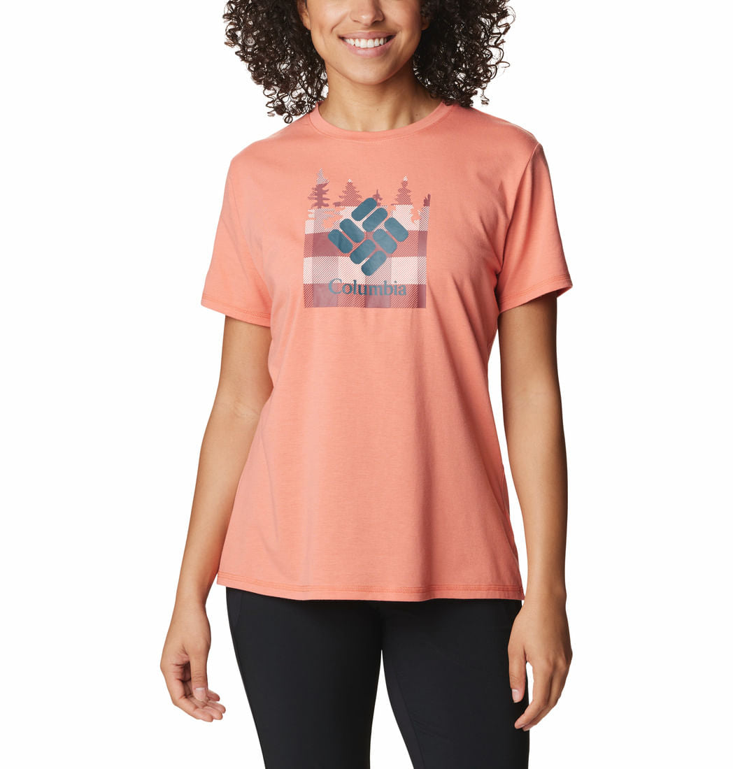 Camiseta Para Senderismo Sun Trek Ss Graphic Para Mujer