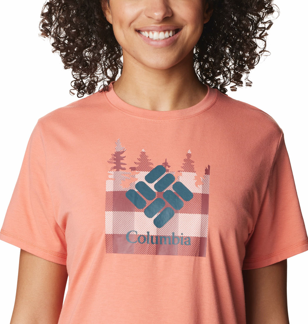 Camiseta Para Senderismo Sun Trek Ss Graphic Para Mujer