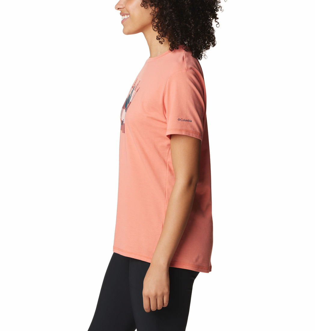Camiseta Para Senderismo Sun Trek Ss Graphic Para Mujer