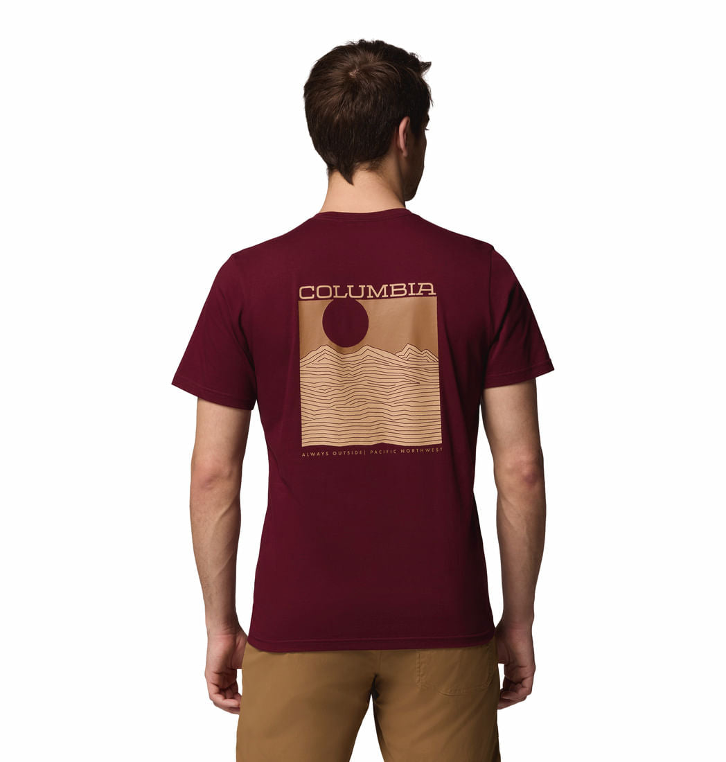 Camiseta Rapid Ridge Back Gra Hombre