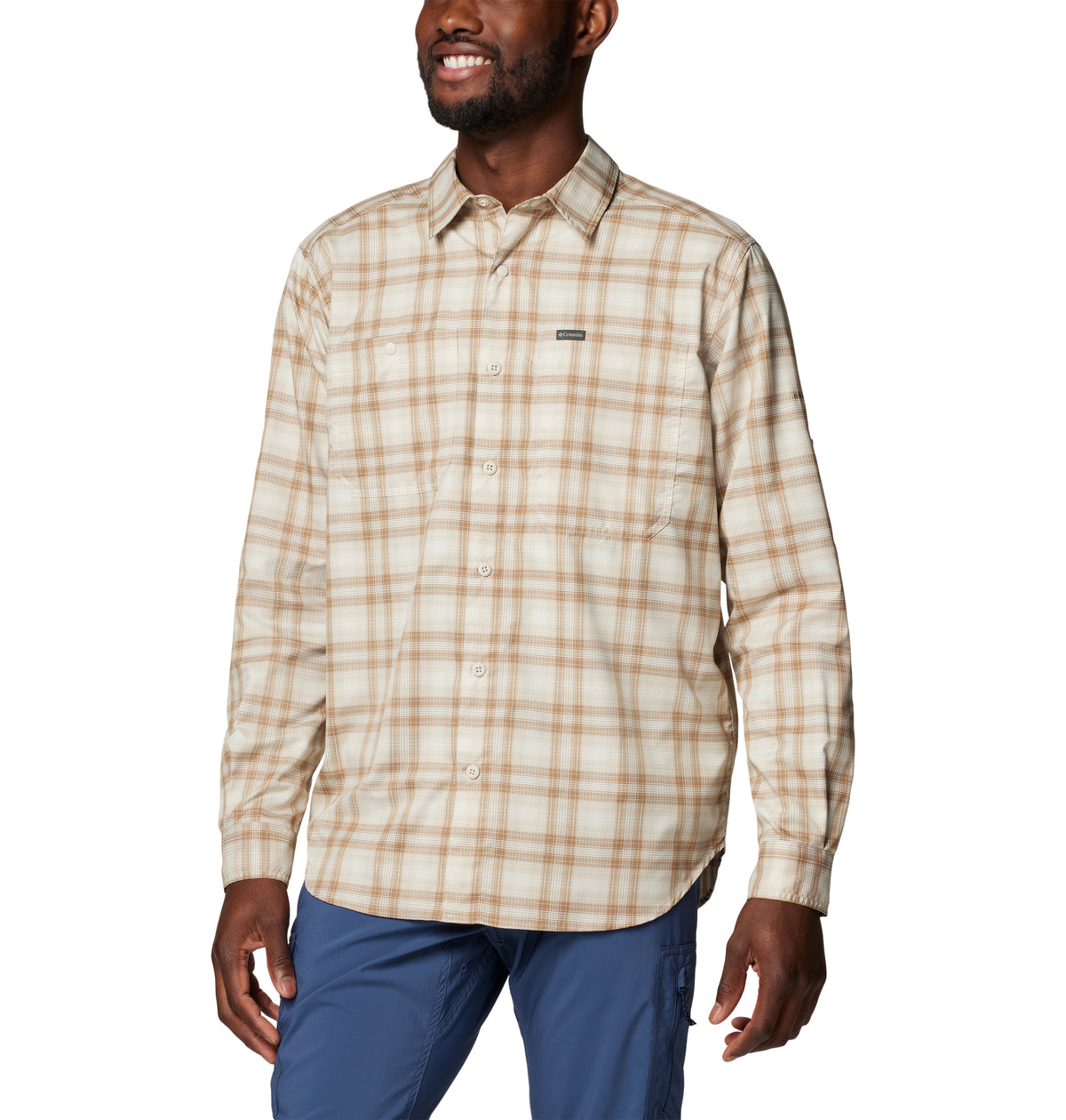 Camisa Para Senderismo Silver Ridge™ Utility Lite Plaid Ls Hombre