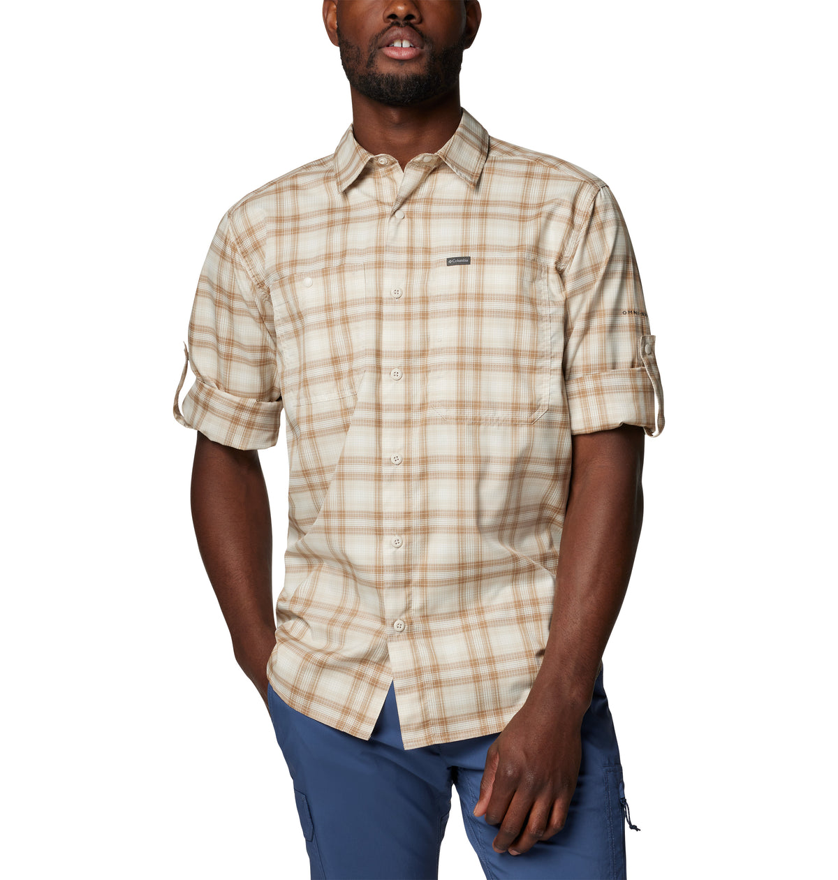 Camisa Para Senderismo Silver Ridge™ Utility Lite Plaid Ls Hombre