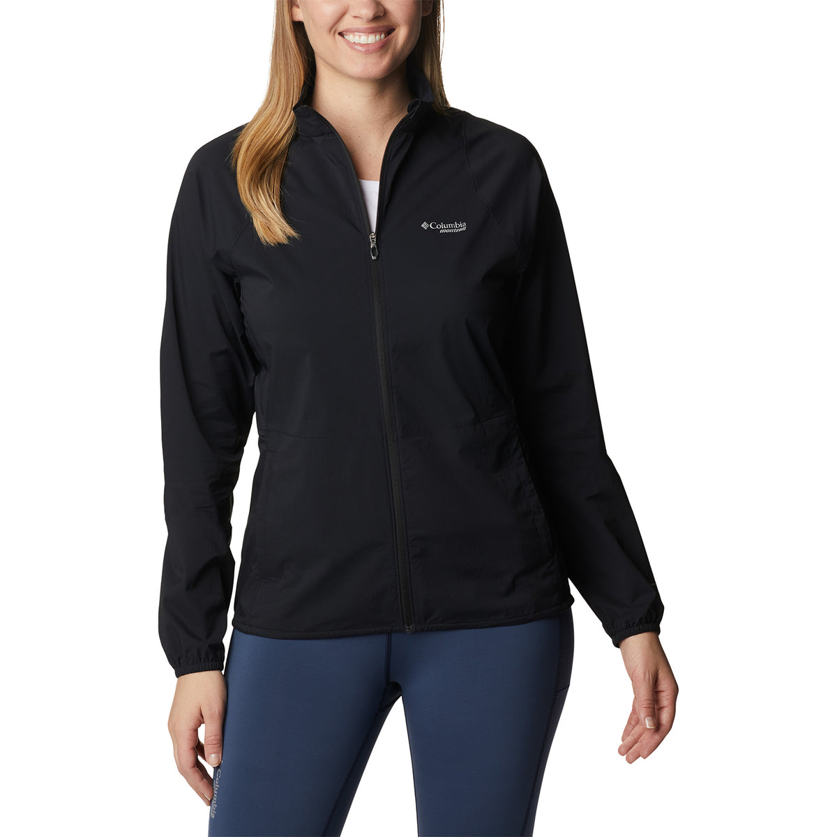 Chaqueta Para Senderismo W Endless Trail Wind Negra Para Mujer