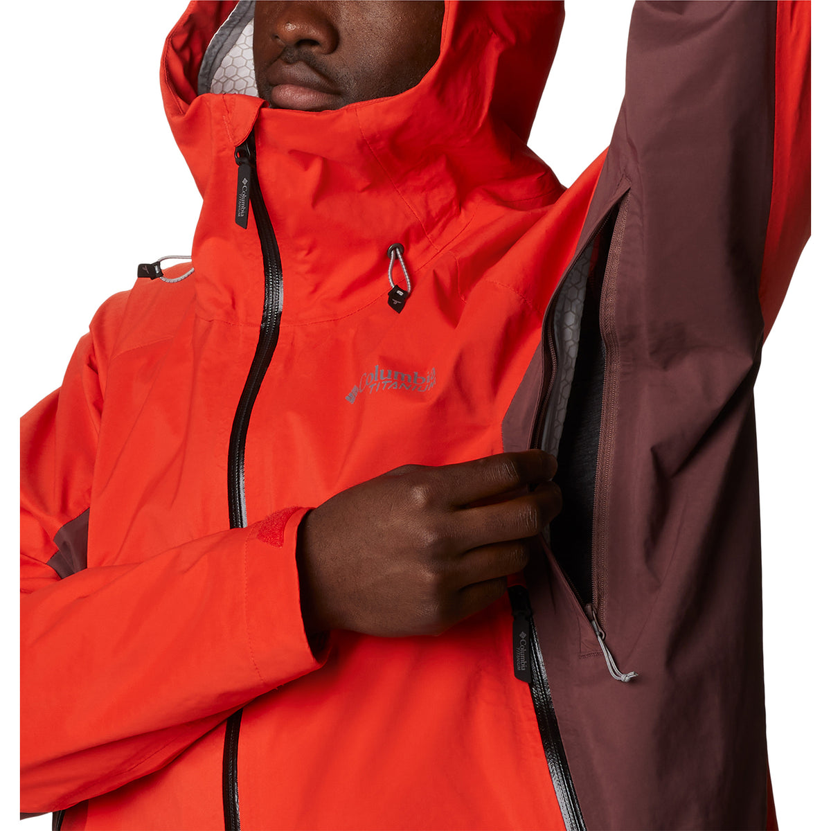 Chaqueta Mazama Trail Shell Para Hombre Roja
