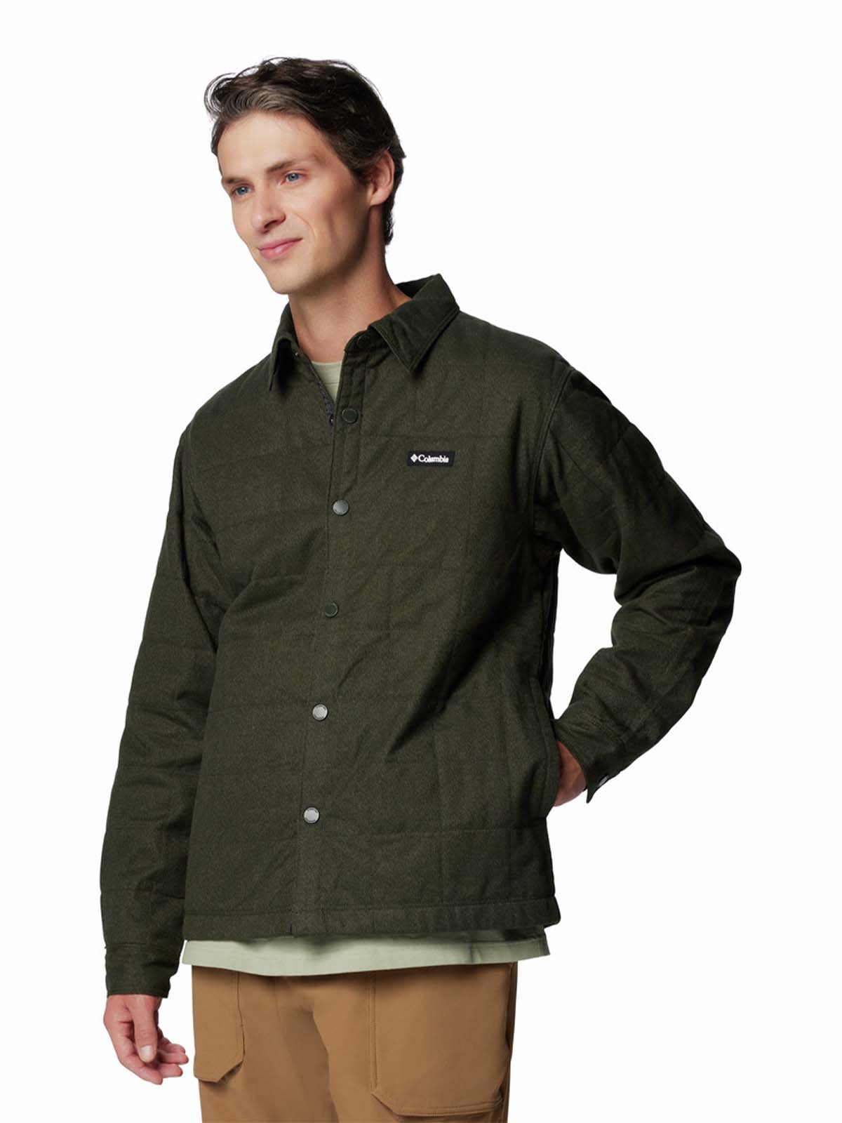 Chaqueta Lifestyle Landroamer™ Quilted Shirt Jacket Hombre Verde
