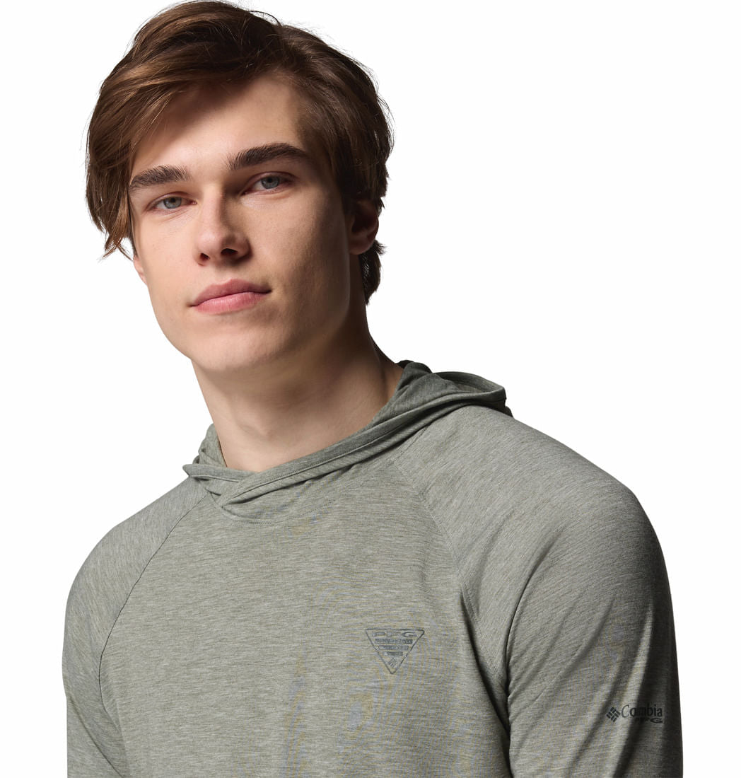 Camiseta M Pfg Uncharted Hood Hombre