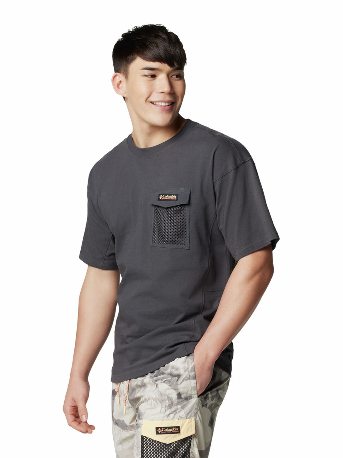 Camiseta Lifestyle Painted Peak Knit Ss Para Hombre