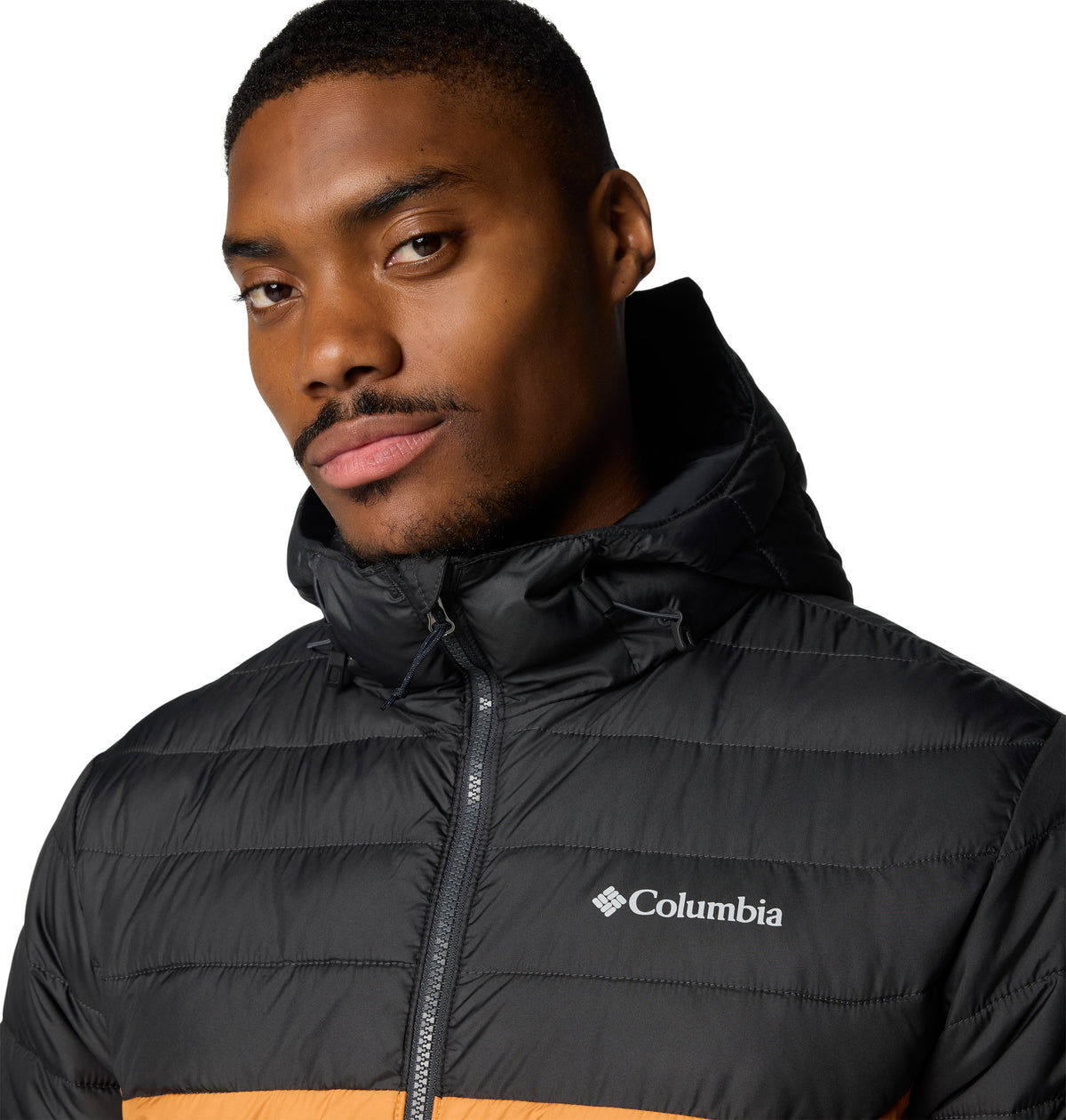Chaqueta Para Senderismo Powder Lite™ Ii Hooded Jacket Hombre Amarilla Con Negro
