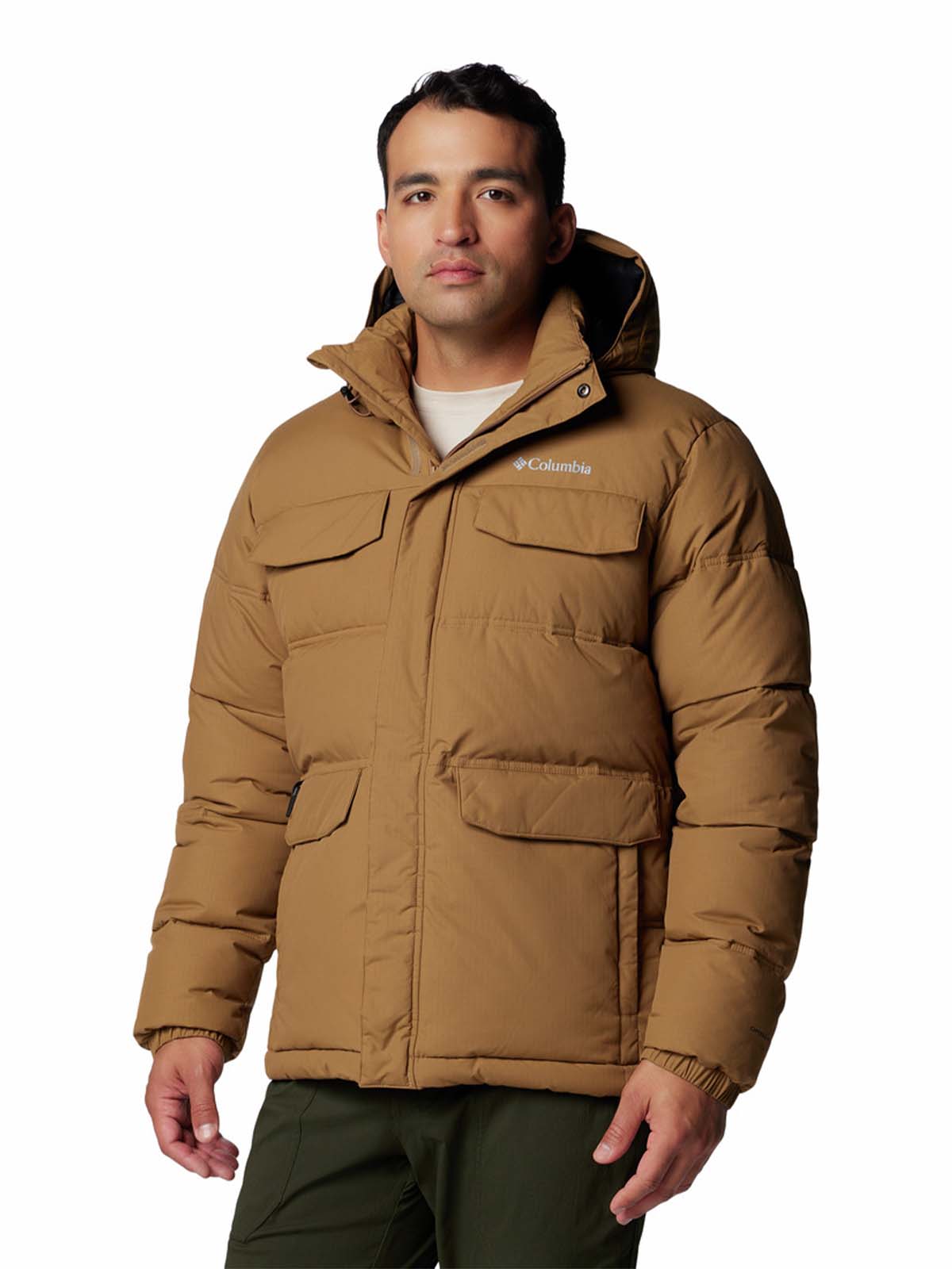 Chaqueta Para Senderismo Landroamer™ Puffer Jacket Hombre Caqui