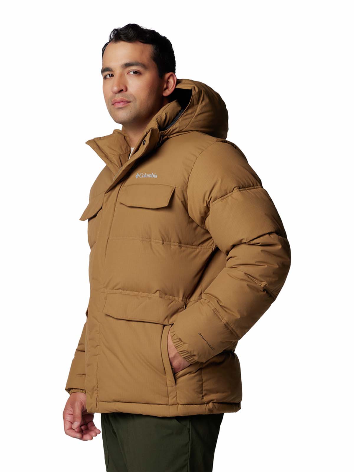 Chaqueta Para Senderismo Landroamer™ Puffer Jacket Hombre Caqui