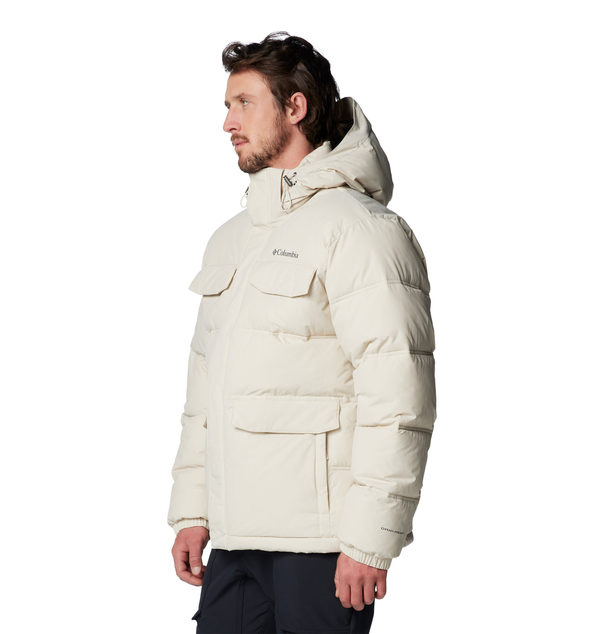 Chaqueta Para Senderismo Landroamer™ Puffer Jacket Hombre Beige