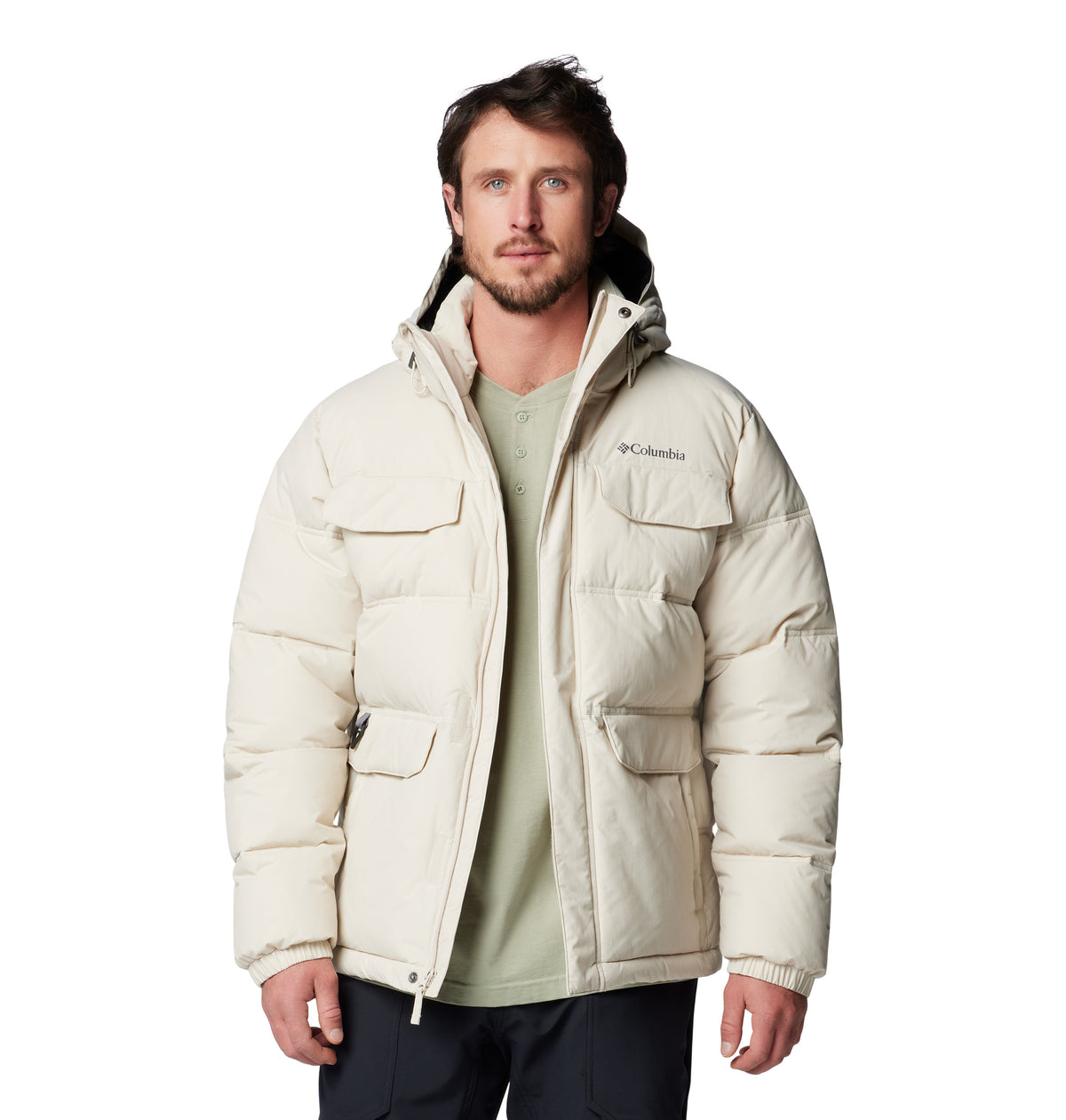Chaqueta Para Senderismo Landroamer™ Puffer Jacket Hombre Beige