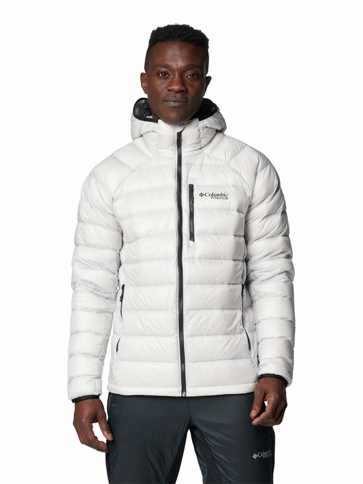Chaqueta Para Senderismo Arctic Crest™ Down Hooded Jacket Hombre Blanca