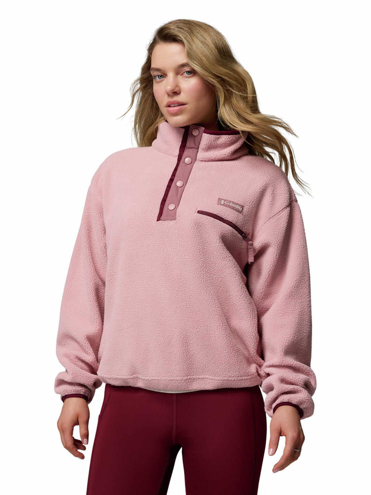 Saco Helvetia Snap Fleece Mujer