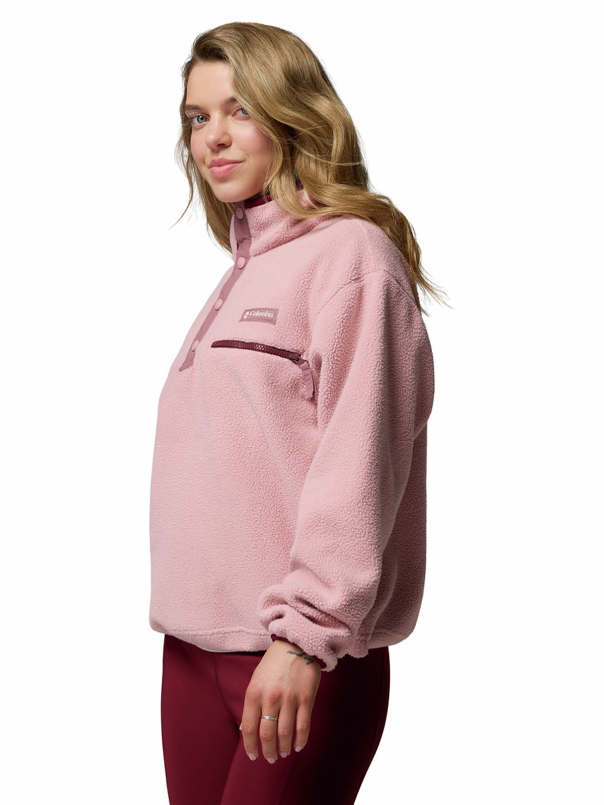 Saco Helvetia Snap Fleece Mujer