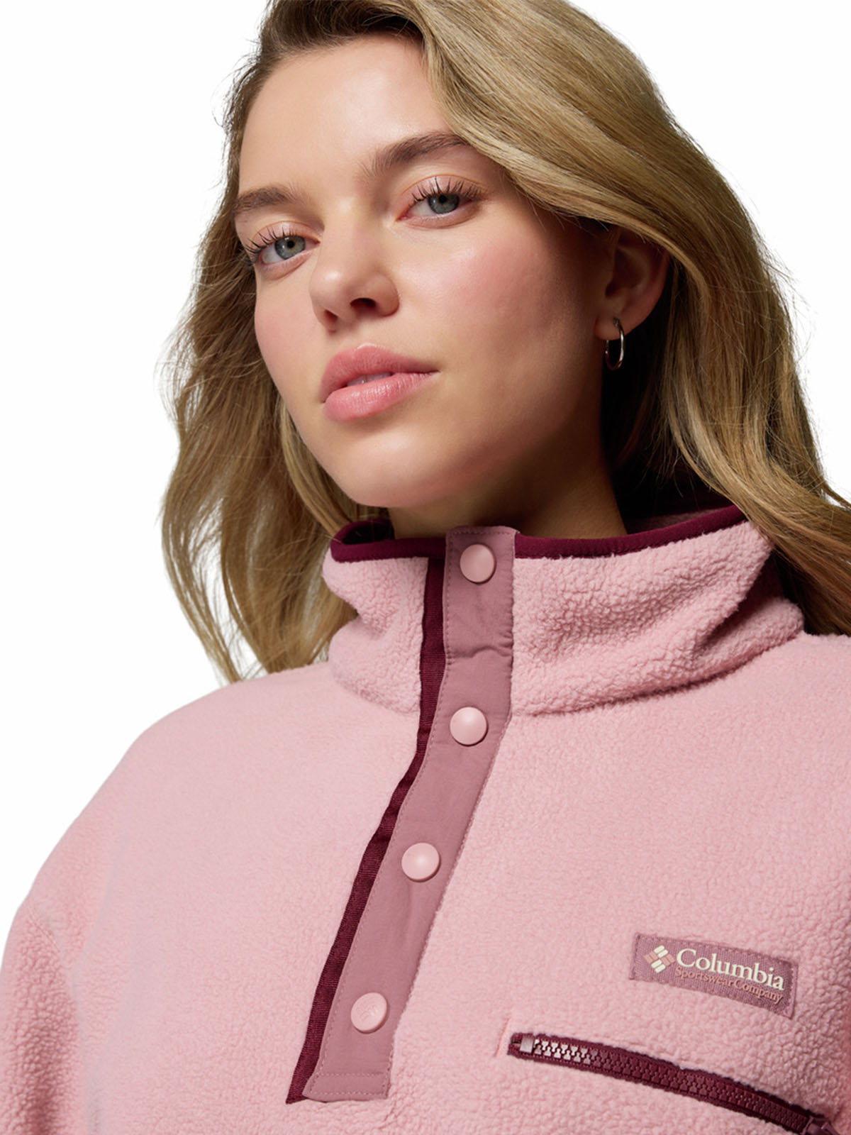Saco Helvetia Snap Fleece Mujer
