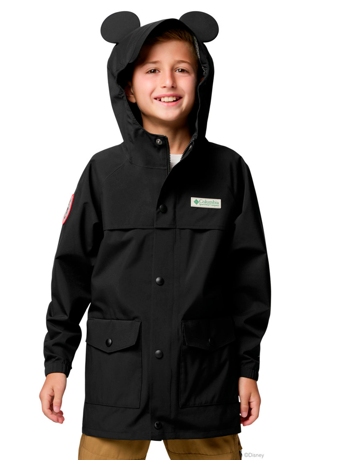 Chaqueta Para Lluvia Y Csc X Disney Mickey Ibex™ Rain Shell Unisex Negra