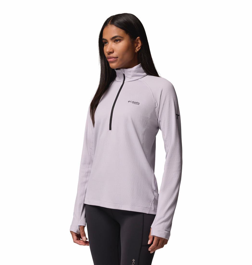 Camiseta Driventure Half Zip Mujer