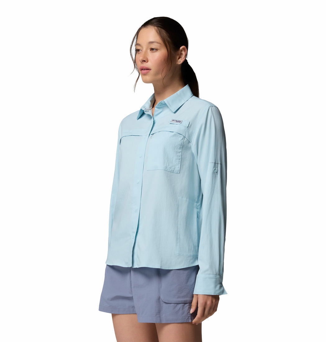Camisa De Manga Larga Pfg Castback™ Woven Para Mujer