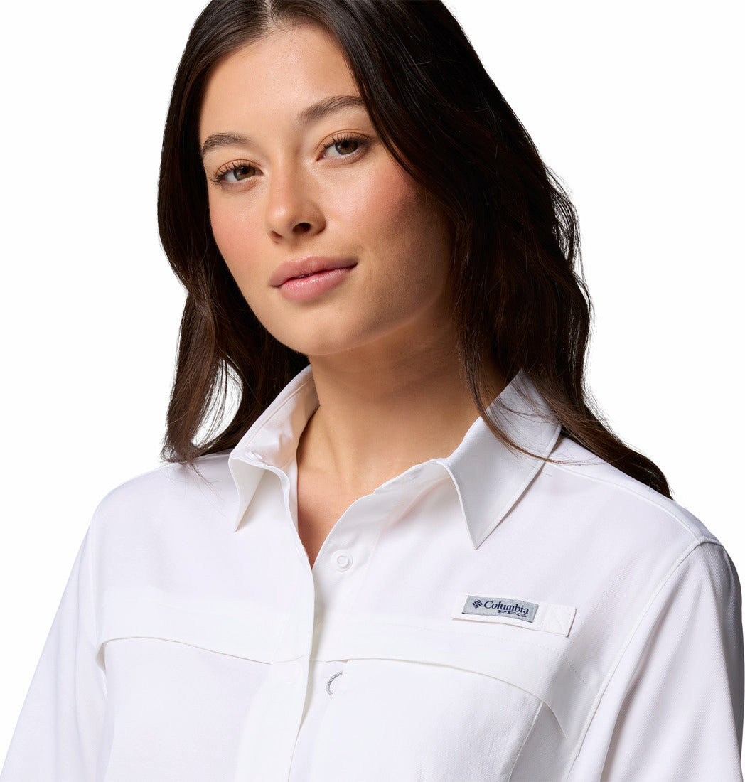 Camisa De Manga Larga Pfg Castback™ Woven Para Mujer