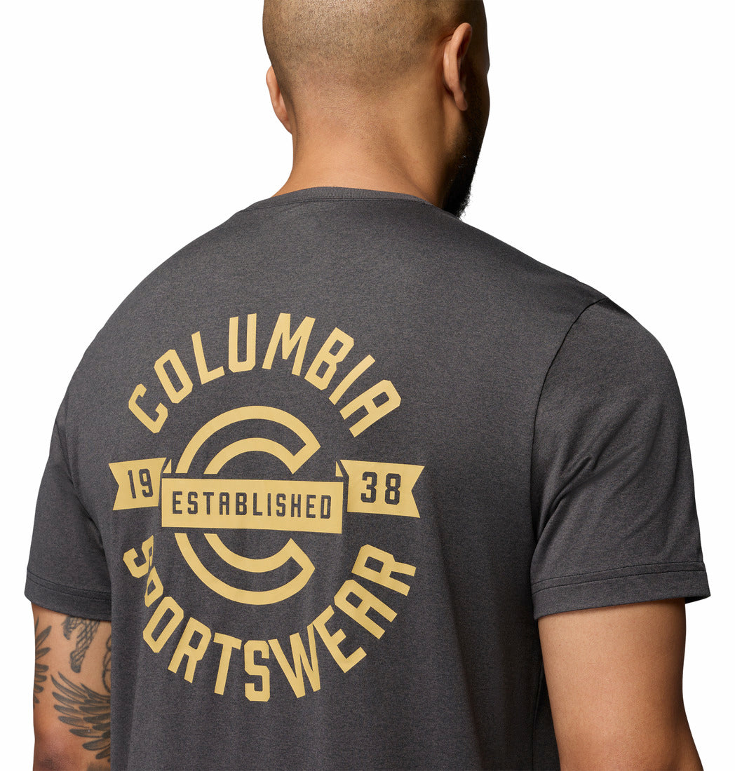 Camiseta Técnica Con Estampado En La Espalda Parsons Point™ De Columbia Para Hombre