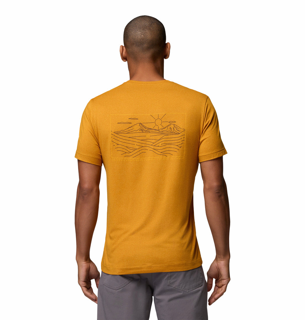 Camiseta Técnica Con Estampado En La Espalda Parsons Point™ De Columbia Para Hombre