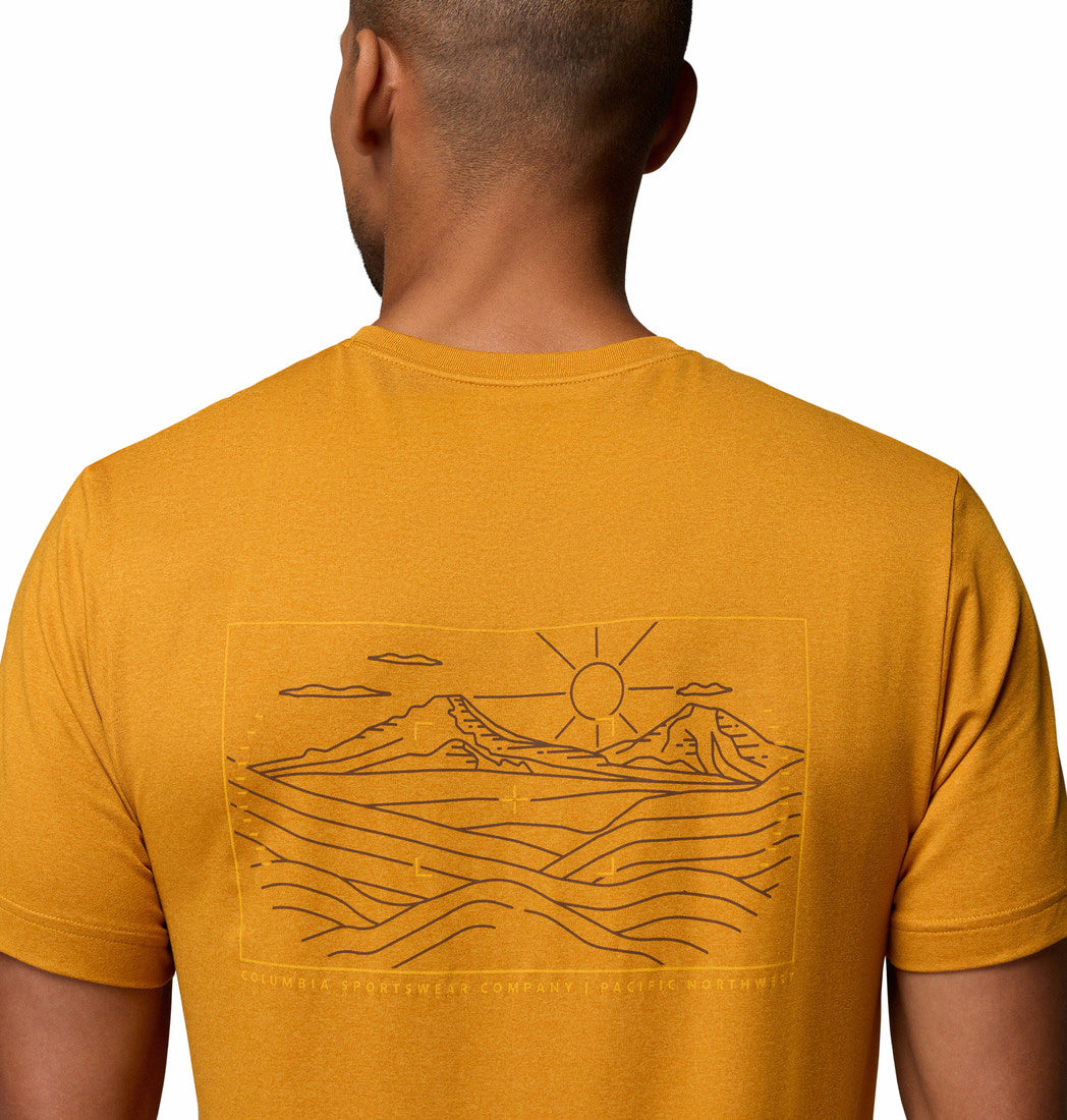 Camiseta Técnica Con Estampado En La Espalda Parsons Point™ De Columbia Para Hombre